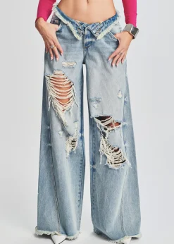 Outlet Ollie Wide Leg Jean Bottoms