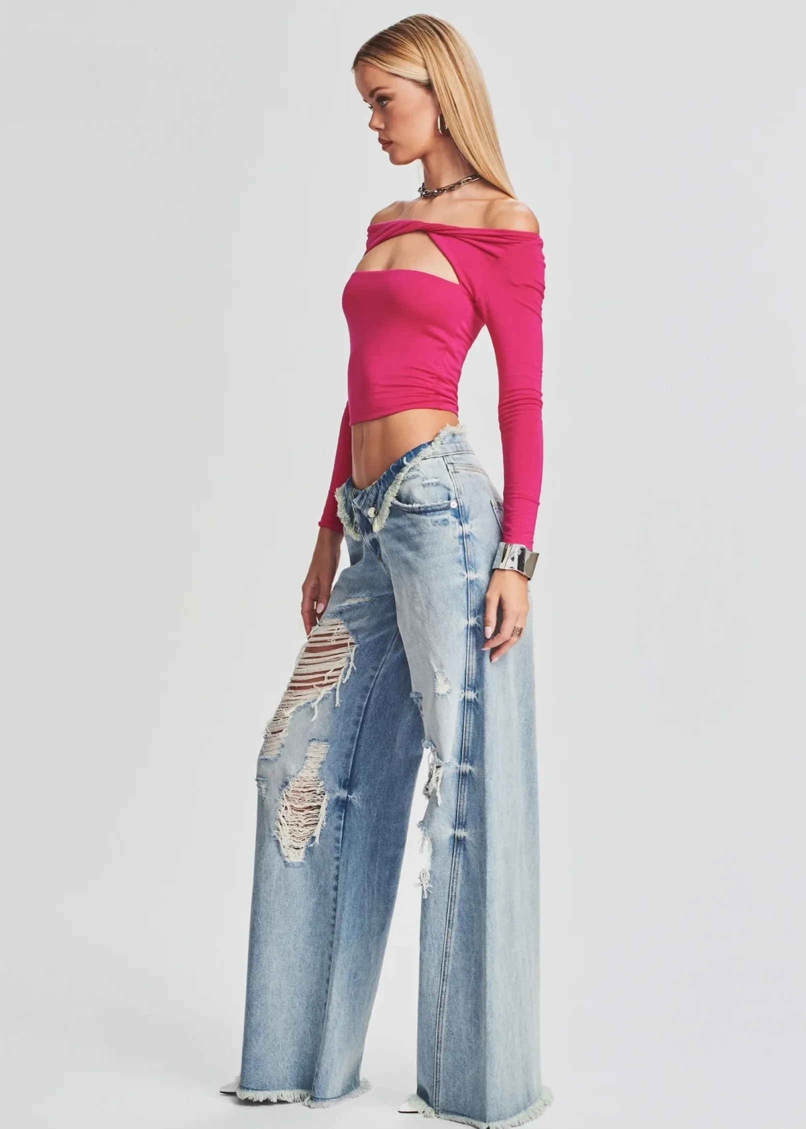 Outlet Ollie Wide Leg Jean Bottoms