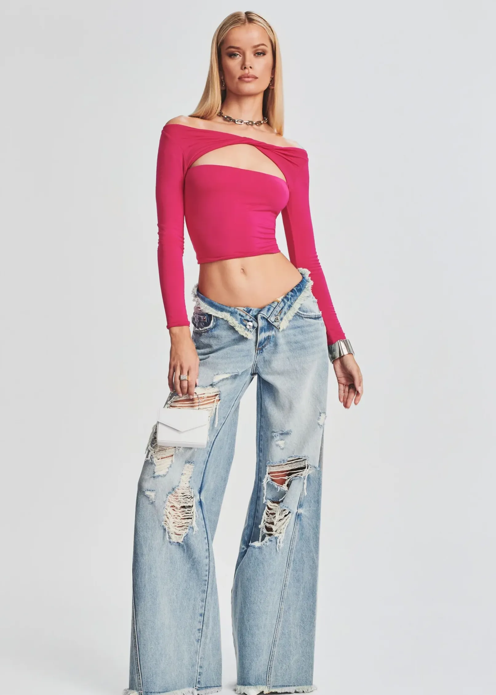 Outlet Ollie Wide Leg Jean Bottoms