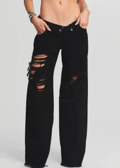 Flash Sale Ollie Wide Leg Jean Bottoms