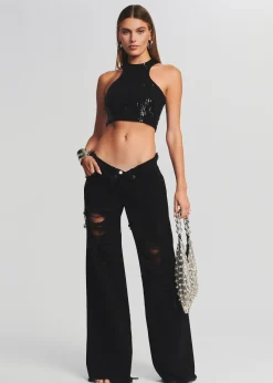 Flash Sale Ollie Wide Leg Jean Bottoms