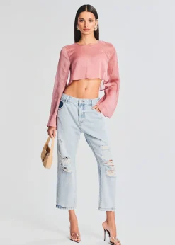 Store Omar Drop Boyfriend Jean Bottoms
