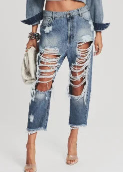 Store Omar Drop Boyfriend Jean Denim