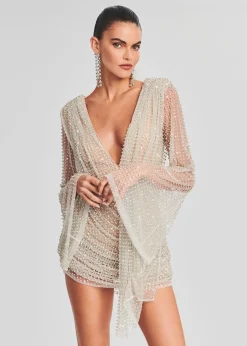 Best Sale Opal Crystal Embellished Dress Dresses