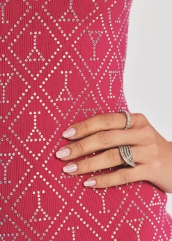 Clearance Palmer Embellished Sweater Dress RETROFÊTE