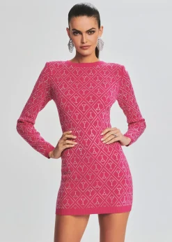 Clearance Palmer Embellished Sweater Dress RETROFÊTE