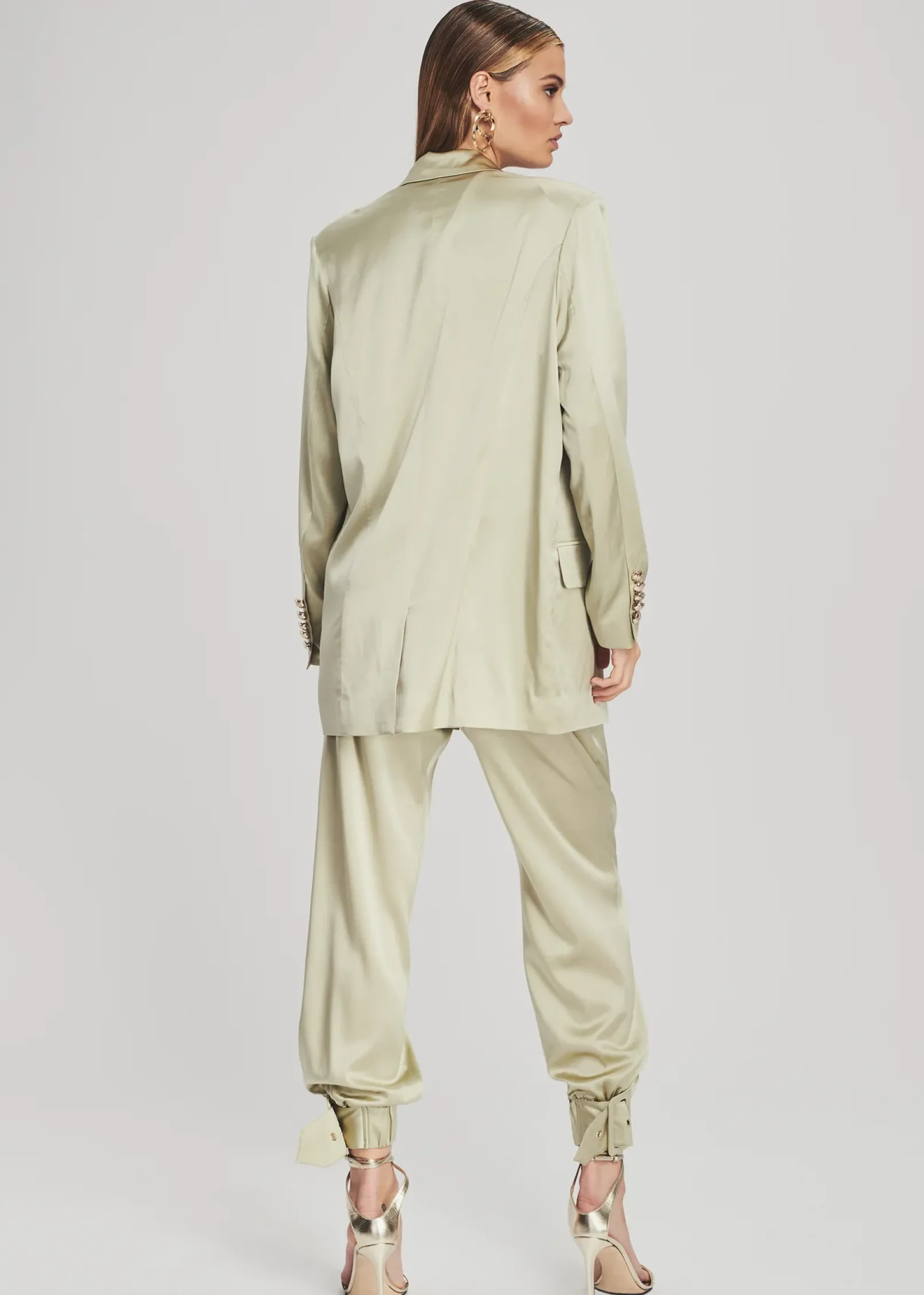Cheap Pandora Silk Blazer Honeymoon Looks