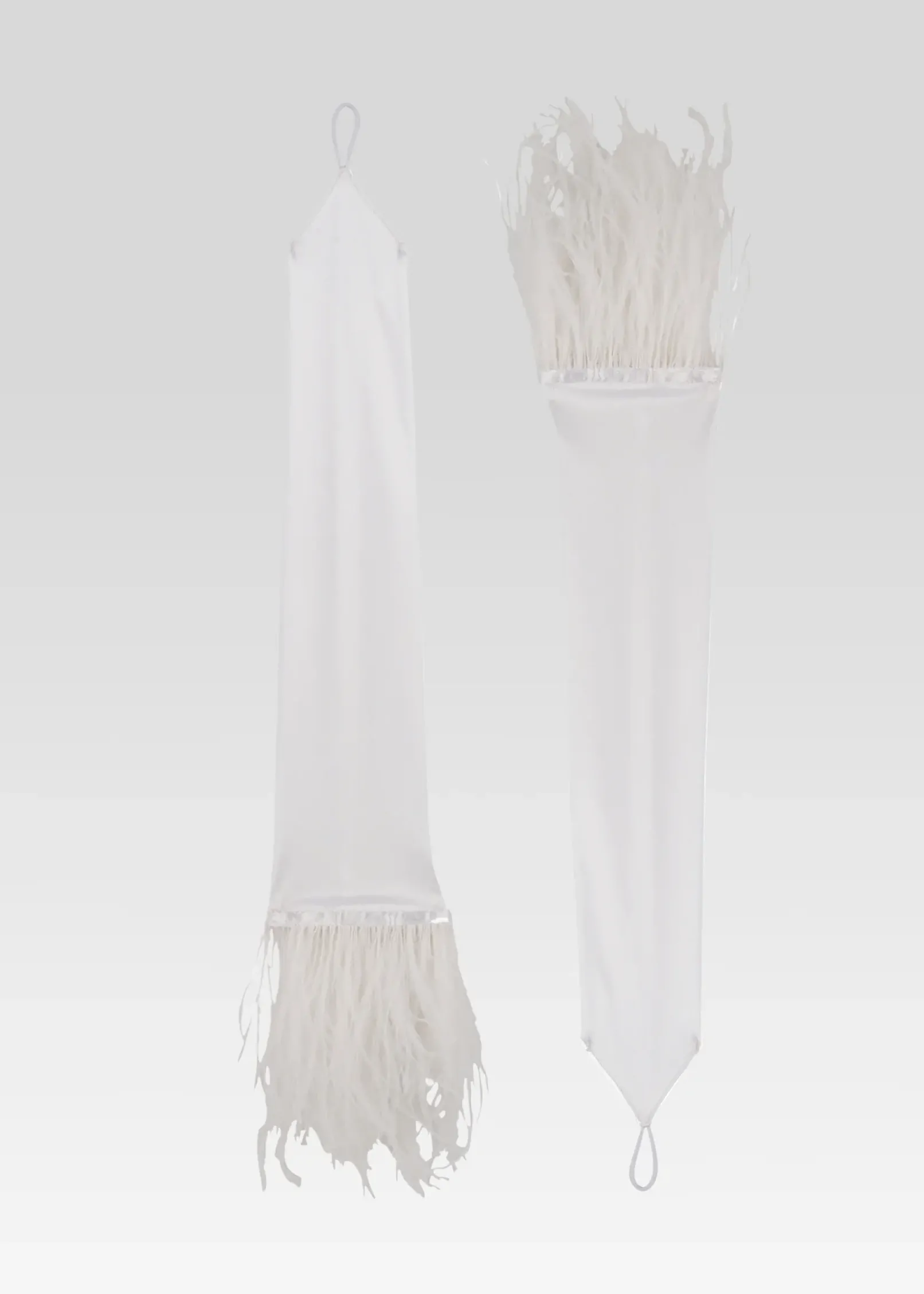 Cheap Penny Feather Gloves Bridal Shower