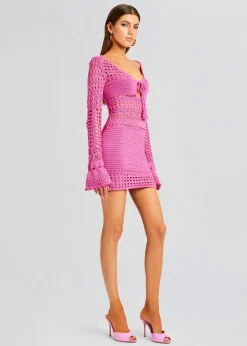 Online Peony Knit Crochet Dress RETROFÊTE