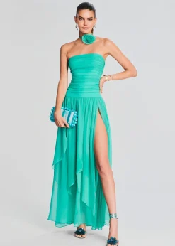 Best Perola Silk Chiffon Dress Guest Of