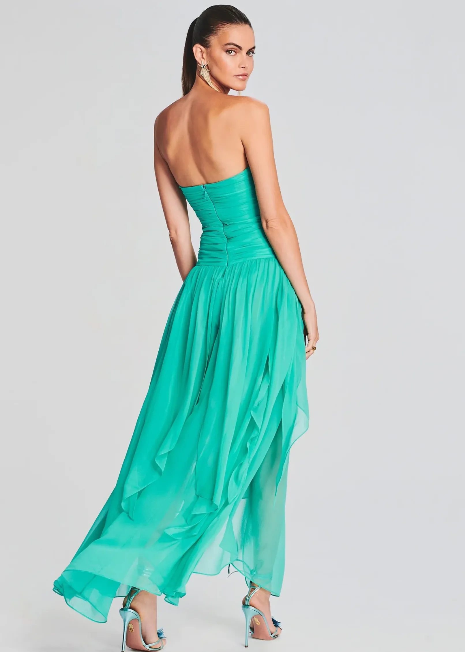 Best Perola Silk Chiffon Dress Guest Of