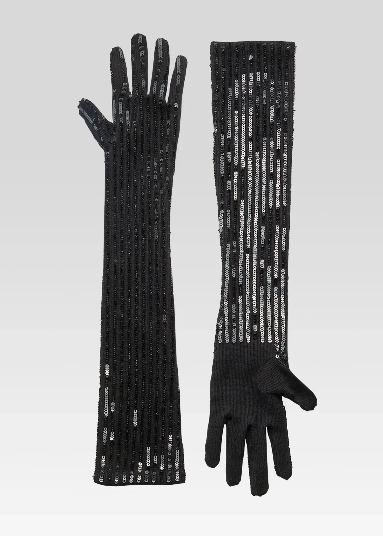 Outlet Plaza Sequin Knit Gloves Accessories