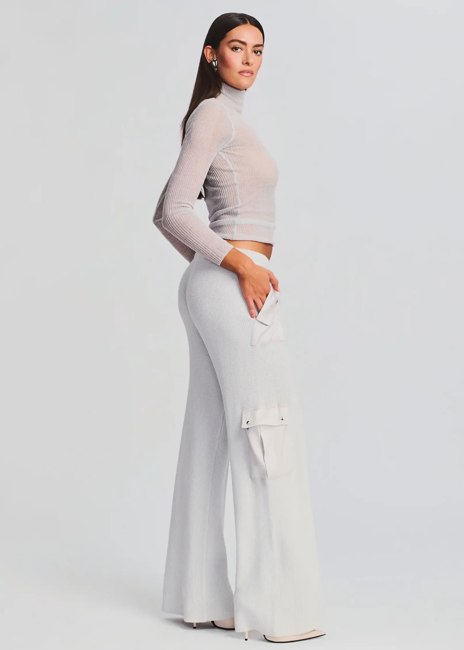 Outlet Poe Knit Cargo Pant Bottoms