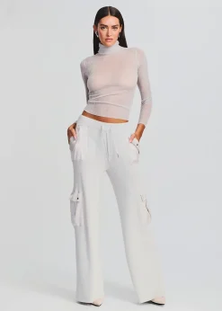 Outlet Poe Knit Cargo Pant Bottoms