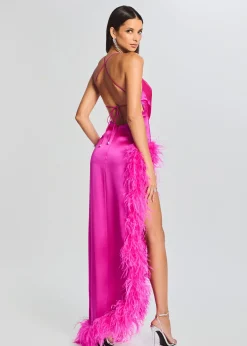 Shop Priscilla Feather Dress Guest Of