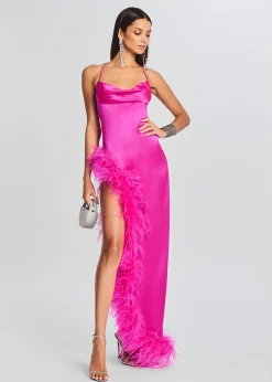 Shop Priscilla Feather Dress Guest Of