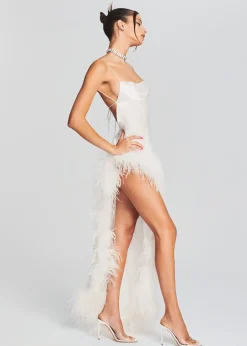 Cheap Priscilla Feather Dress Dresses
