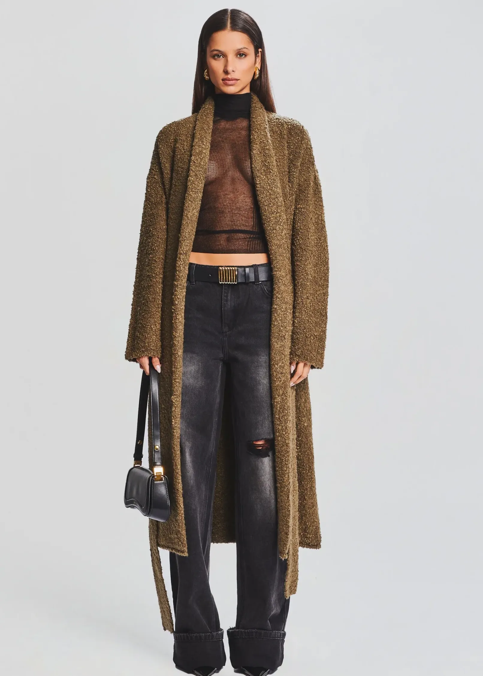 Store Reed Boucle Cardigan Tops