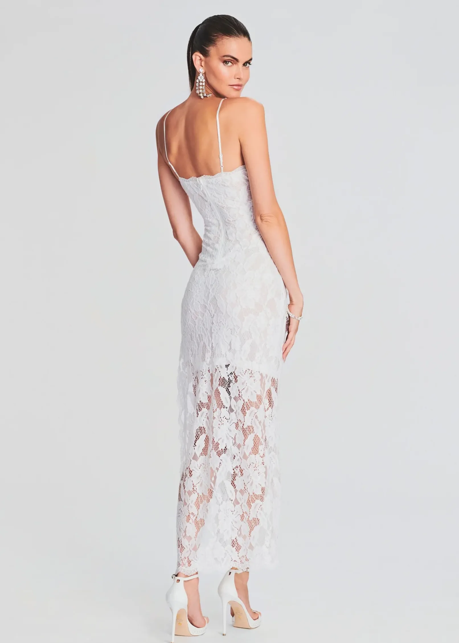 Discount Reet Lace Midi Dress Bachelorette Party