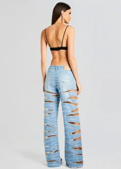 Store Renzo Embellished Denim Jean RETROFÊTE