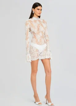 Cheap Rosie Embellished Lace Dress Reception Dresses
