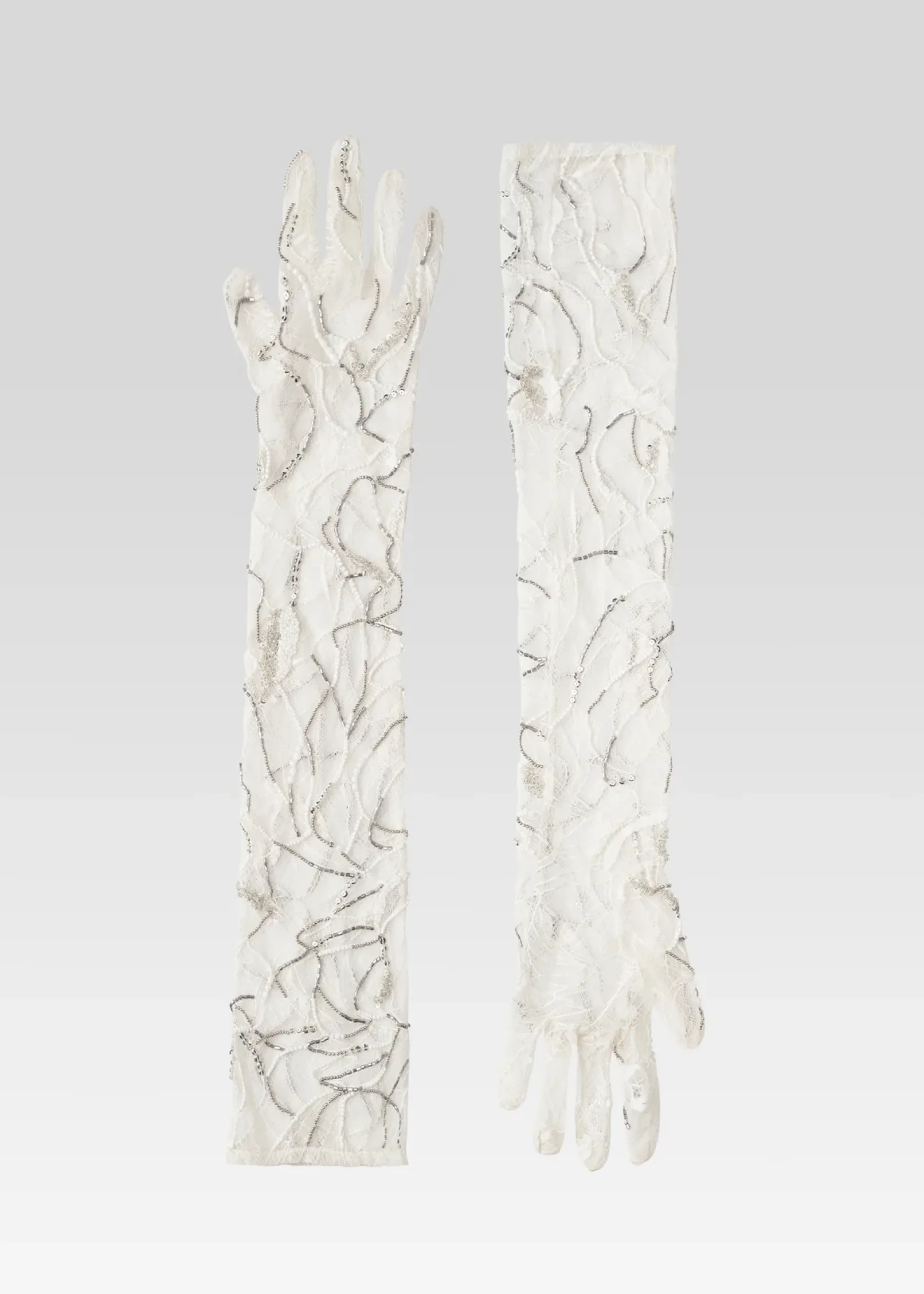 Shop Royce Embellished Lace Gloves Accessories