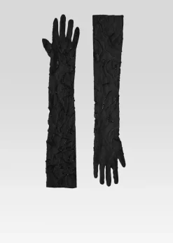 Flash Sale Royce Embellished Lace Gloves Guest Of