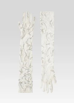 Cheap Royce Embellished Lace Gloves Final Touches