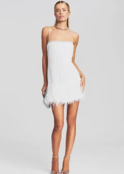 Best Rubina Sequin Feather Dress Rehearsal Dinner