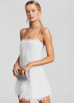 Best Rubina Sequin Feather Dress Rehearsal Dinner