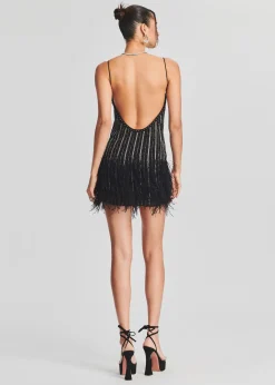 Hot Rubina Sequin Feather Dress RETROFÊTE