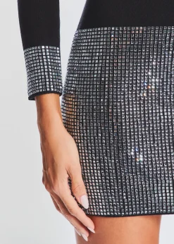 Flash Sale Rue Embellished Knit Dress RETROFÊTE