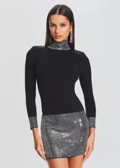 Flash Sale Rue Embellished Knit Dress RETROFÊTE