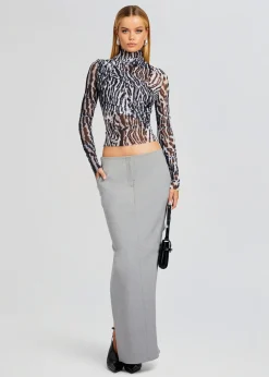 Discount Rylie Wool Skirt Business Chic