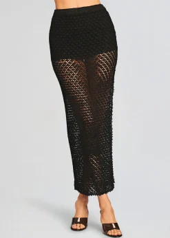 Fashion Sandy Crochet Skirt Spring Knits