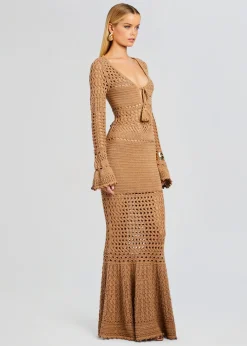 Outlet Sereno Knit Crochet Dress Gowns