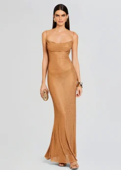 Fashion Shilo Embellished Silk Dress Trending