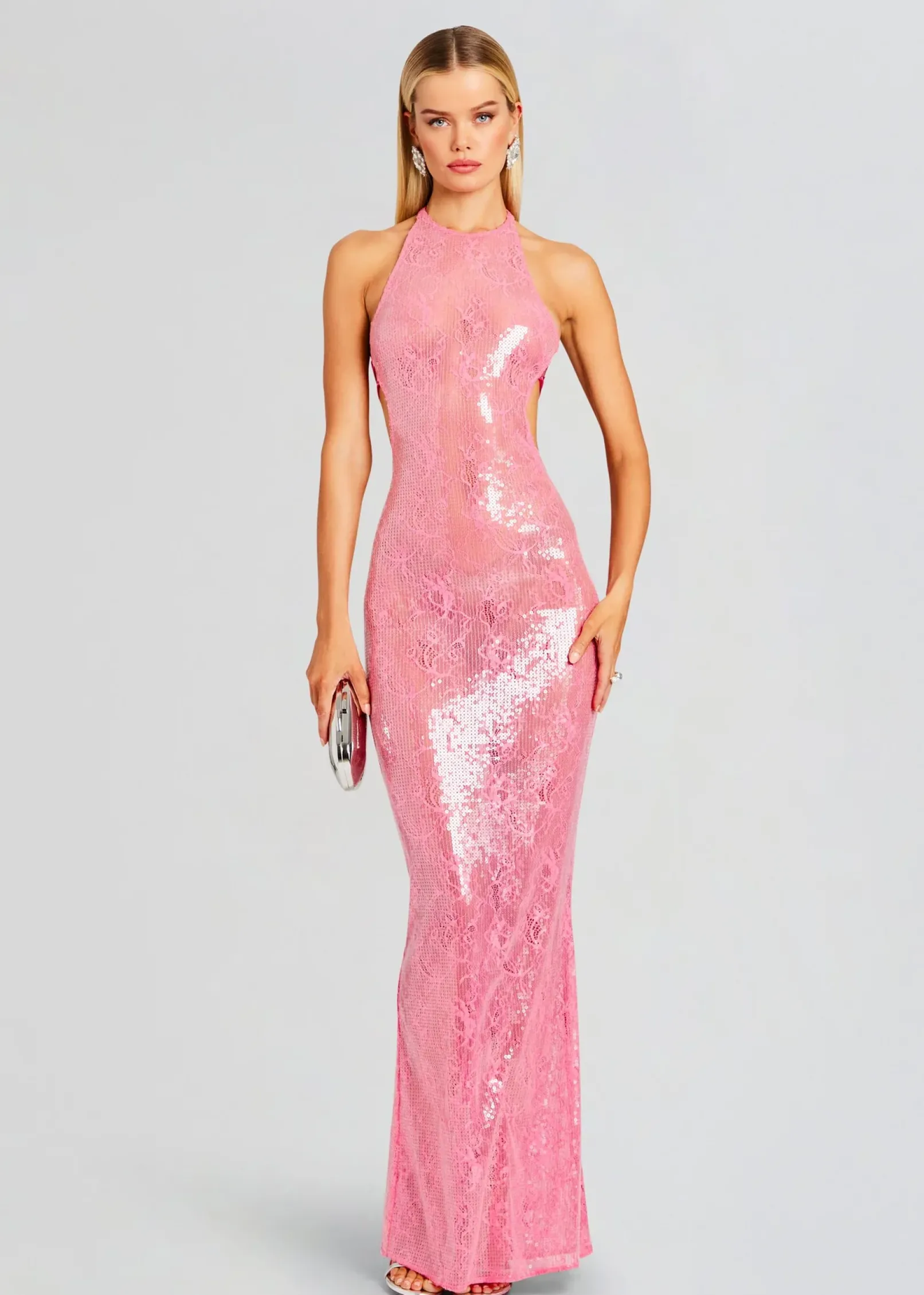 Sale Shivonne Sequin Lace Dress Sheer Bliss