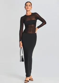 Shop Silver Maxi Dress Dresses