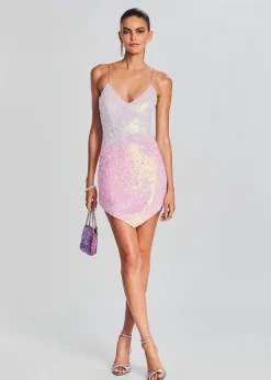 Discount Sirena Feather Sequin Dress Guest Of