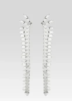 Store Snake Skin Crystal Earrings Accessories