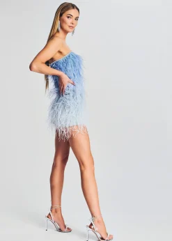 Hot Sofia Feather Dress RETROFÊTE