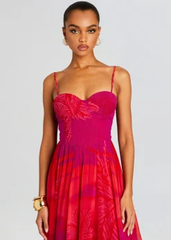 Fashion Soma Long Dress Tropical Hues