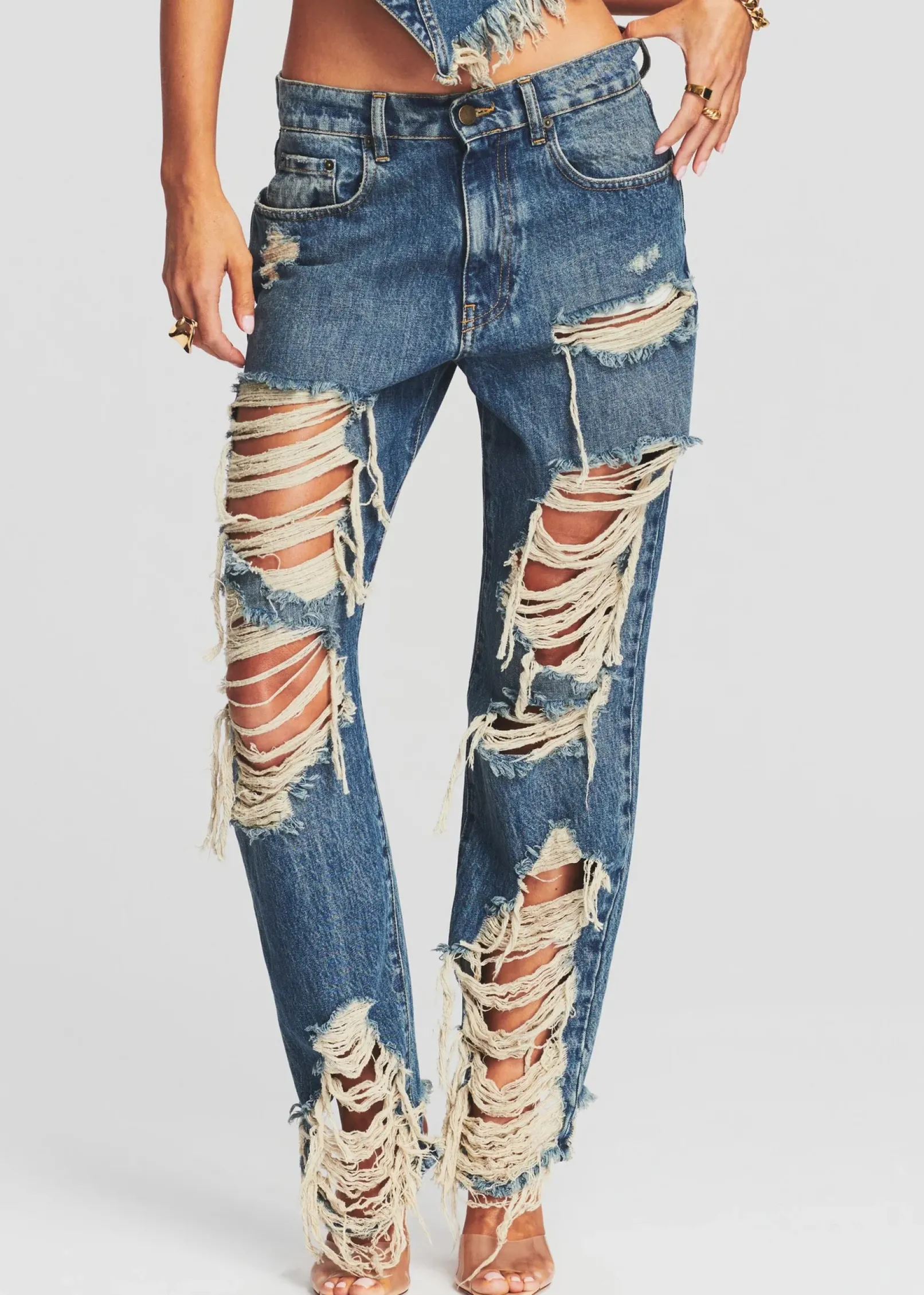Shop Super Distressed Maggie Jean Bottoms