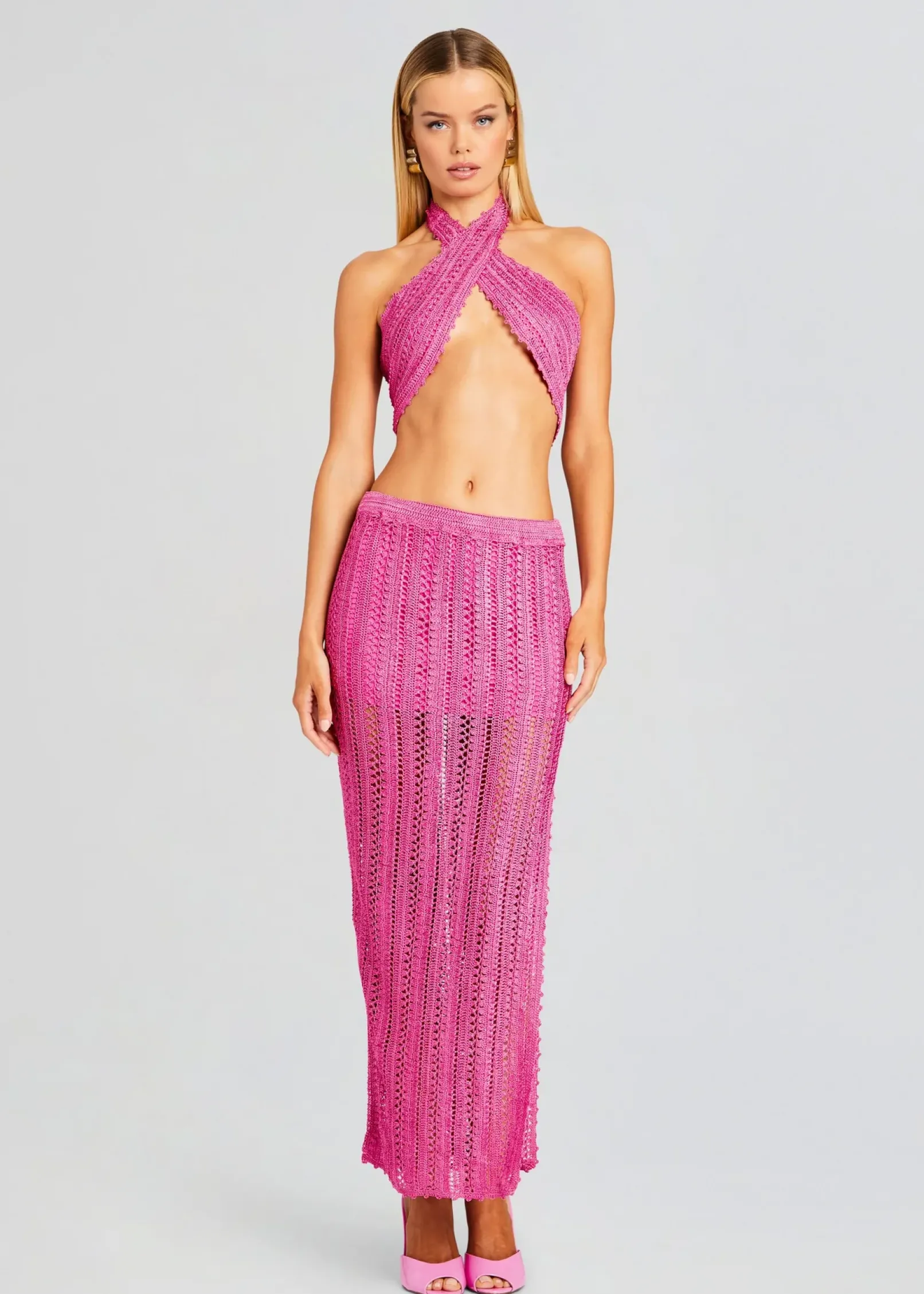 Hot Susan Crochet Wrap Top Tops
