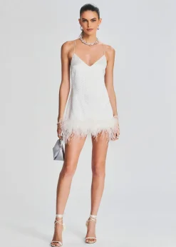 Shop Susana Feather Dress Rehearsal Dinner