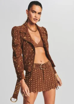 Discount Tai Suede Studded Jacket Jackets