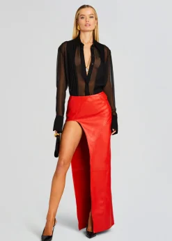 Store Tash Leather Skirt RETROFÊTE