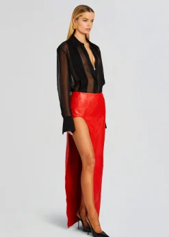 Store Tash Leather Skirt RETROFÊTE