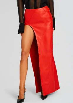 New Tash Leather Skirt Night Out